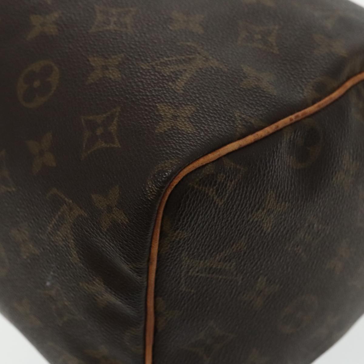 LOUIS VUITTON Monogram Speedy 30 Hand Bag M41526 LV Auth 95415