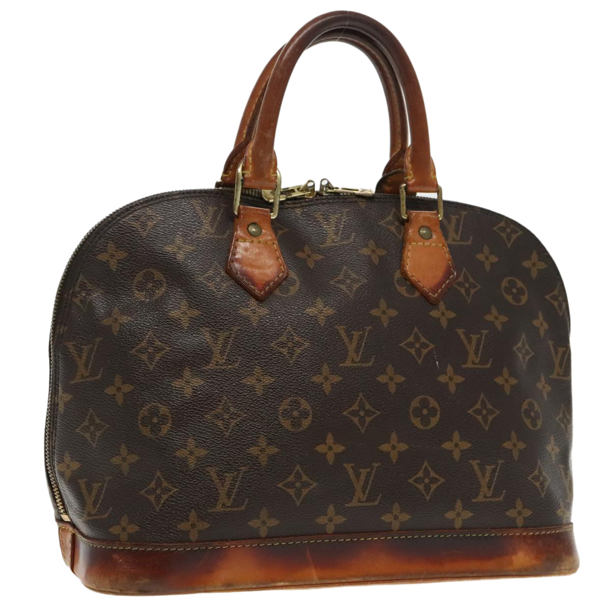 LOUIS VUITTON Monogram Alma Hand Bag M51130 LV Auth 95416