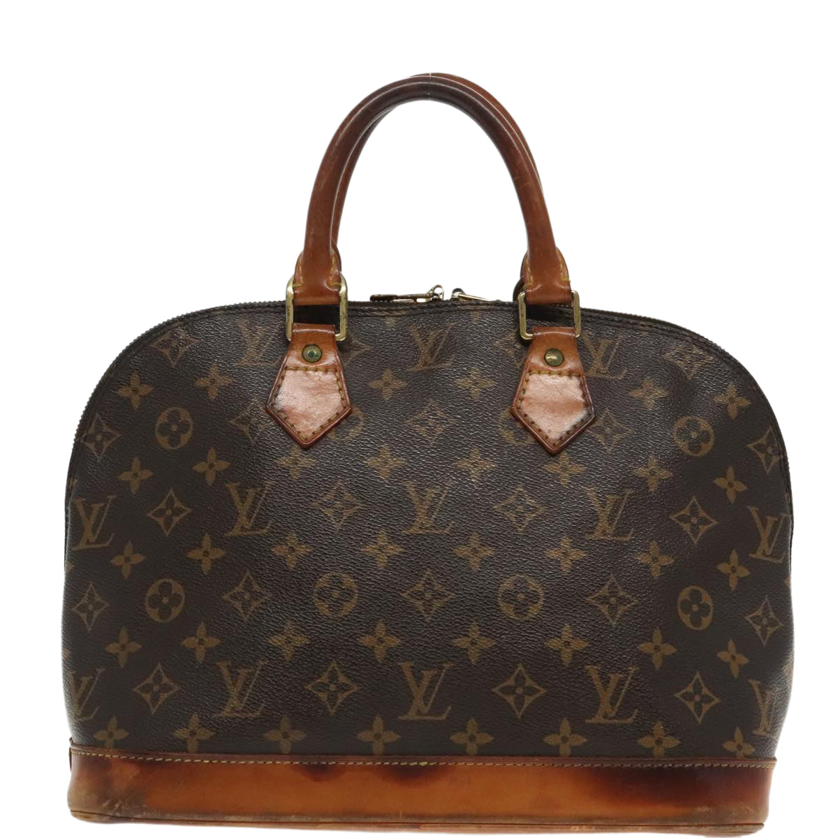 LOUIS VUITTON Monogram Alma Hand Bag M51130 LV Auth 95416