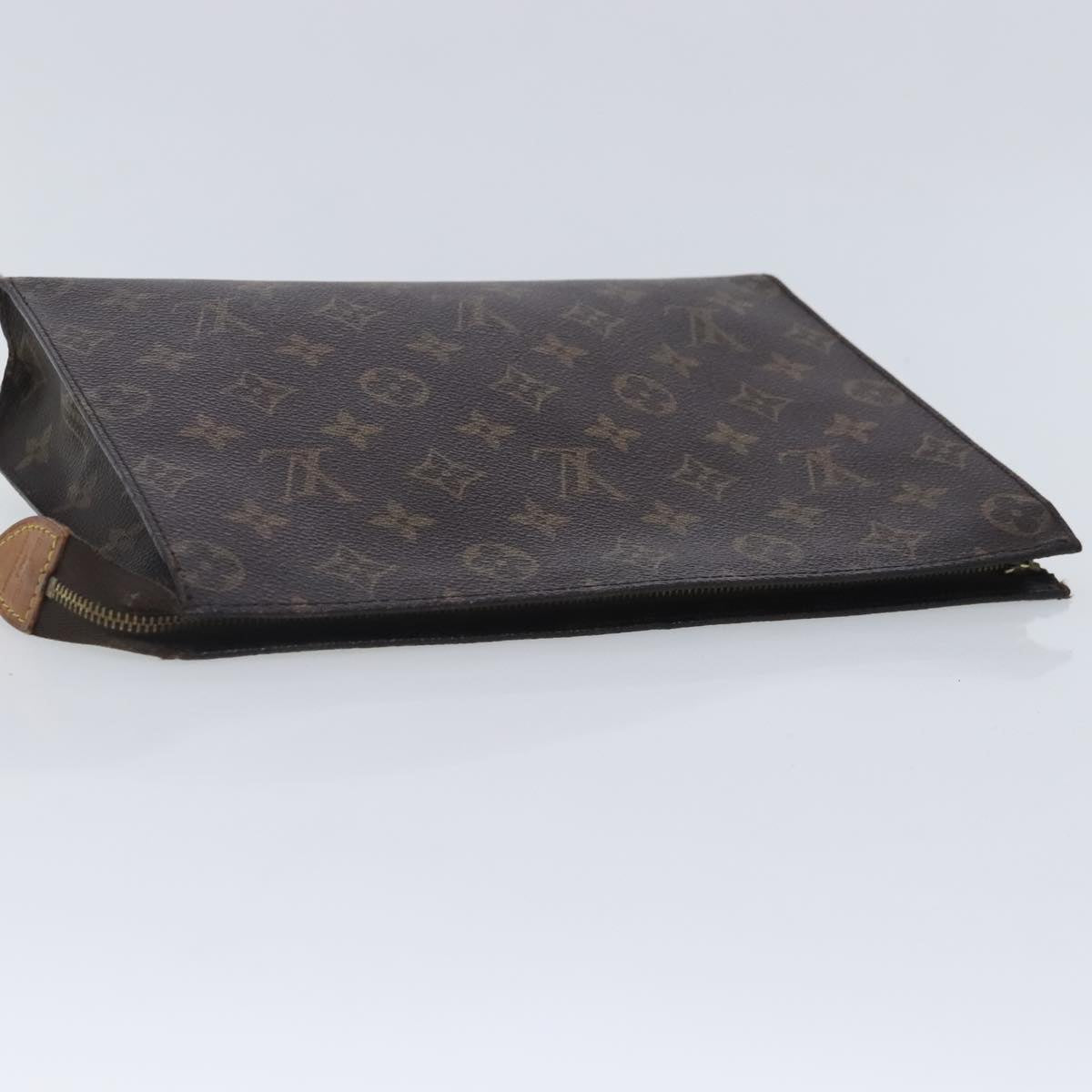 LOUIS VUITTON Monogram Poche Toilette 26 Pouch M47542 LV Auth 95424