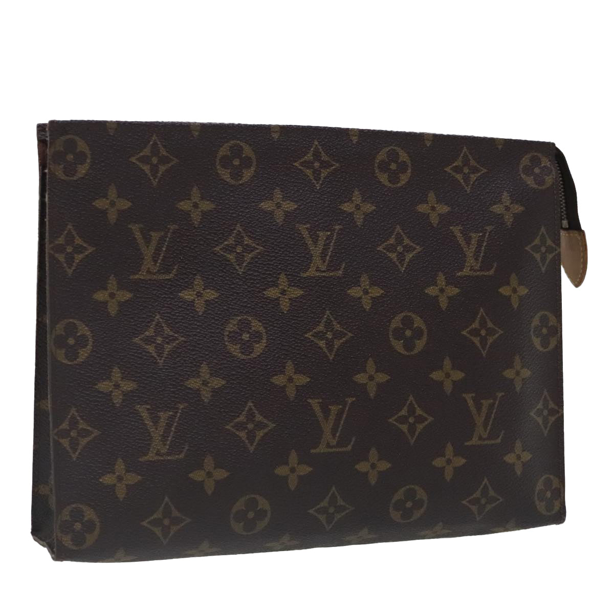 LOUIS VUITTON Monogram Poche Toilette 26 Pouch M47542 LV Auth 95434