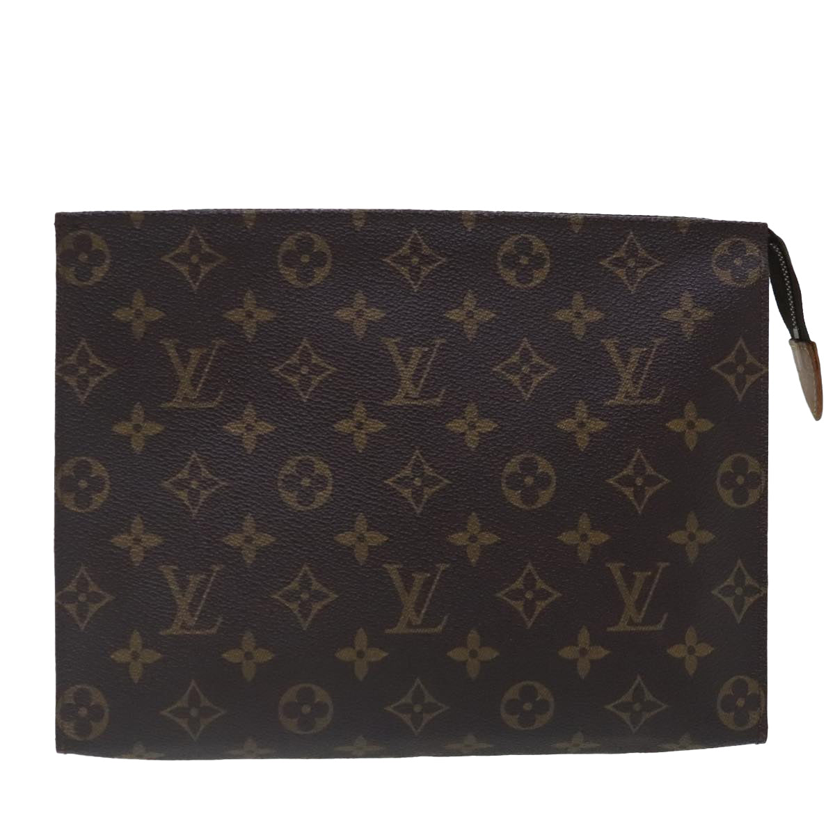 LOUIS VUITTON Monogram Poche Toilette 26 Pouch M47542 LV Auth 95434