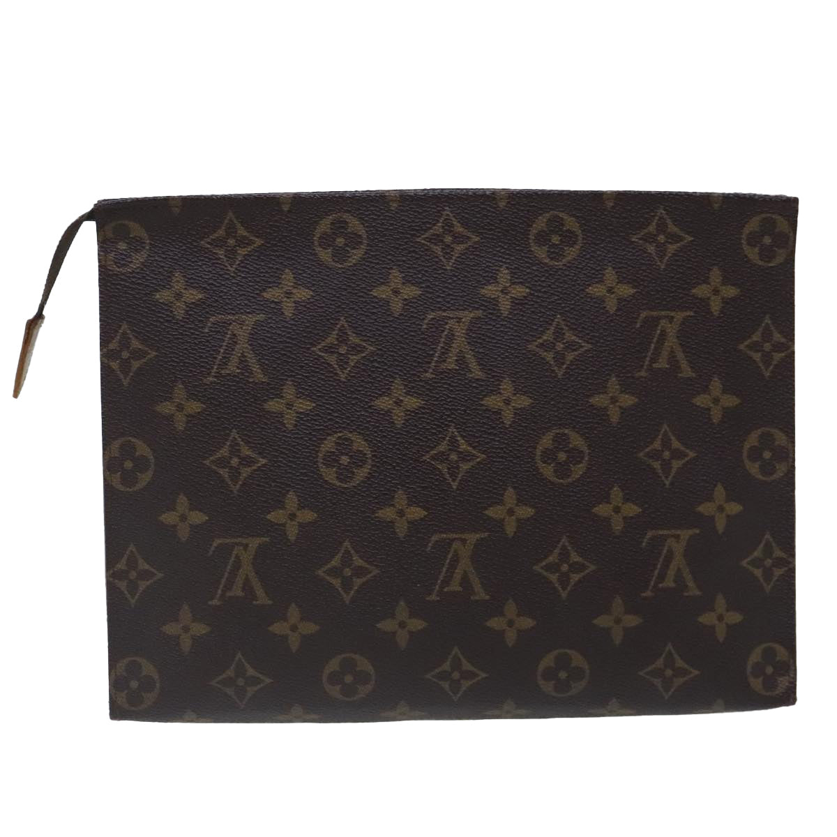 LOUIS VUITTON Monogram Poche Toilette 26 Pouch M47542 LV Auth 95434