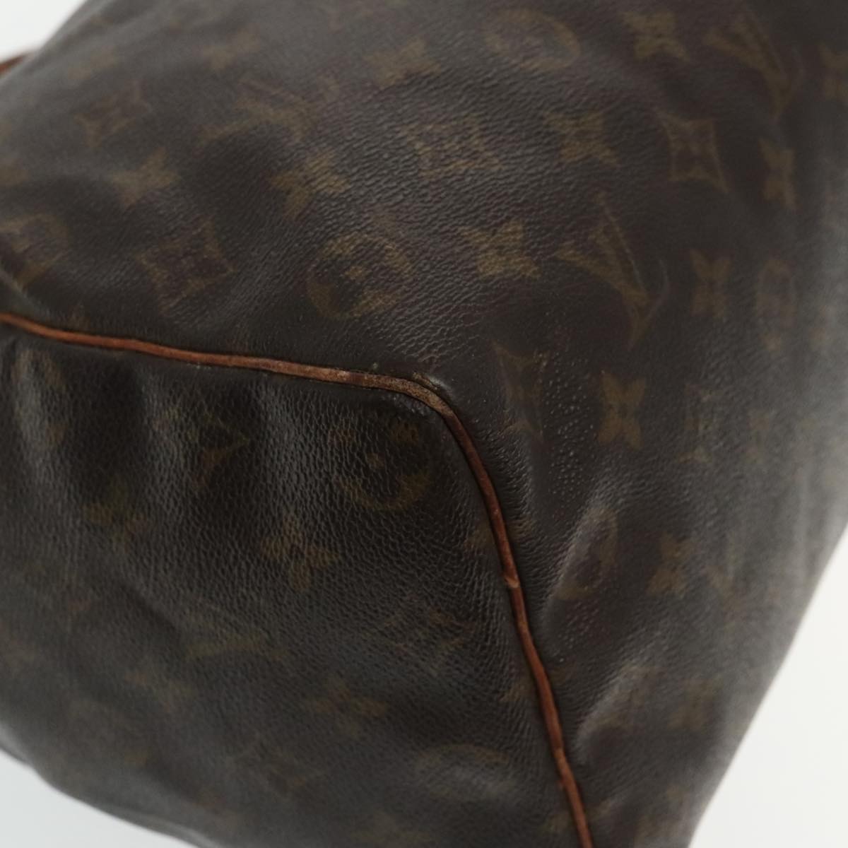 LOUIS VUITTON Monogram Speedy 35 Hand Bag M41524 LV Auth 95435