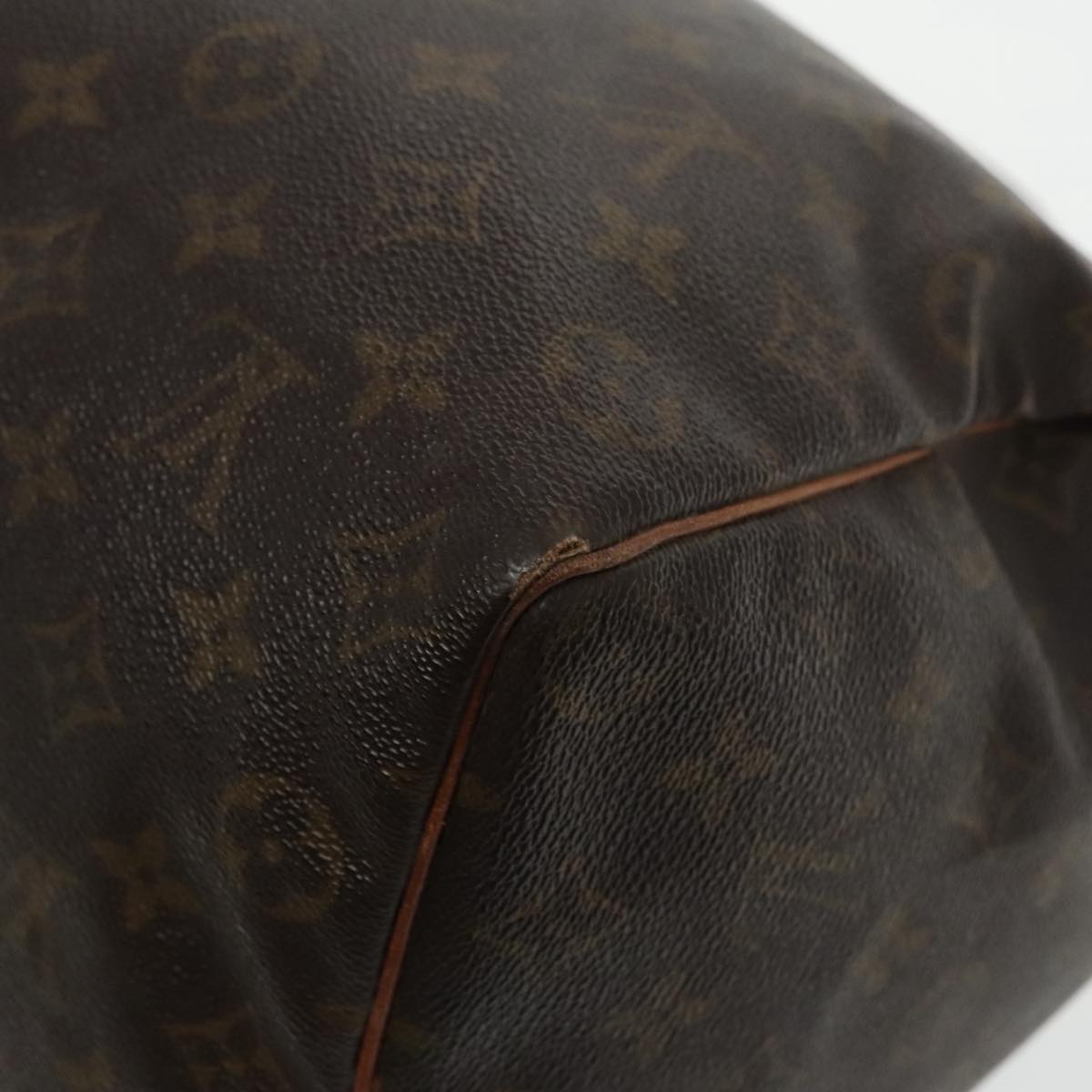 LOUIS VUITTON Monogram Speedy 35 Hand Bag M41524 LV Auth 95435