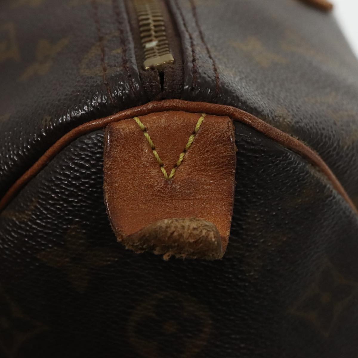 LOUIS VUITTON Monogram Speedy 35 Hand Bag M41524 LV Auth 95435