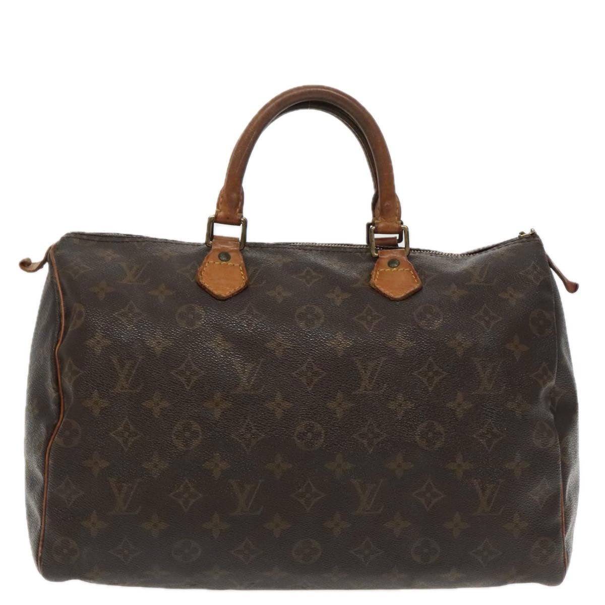 LOUIS VUITTON Monogram Speedy 35 Hand Bag M41524 LV Auth 95435