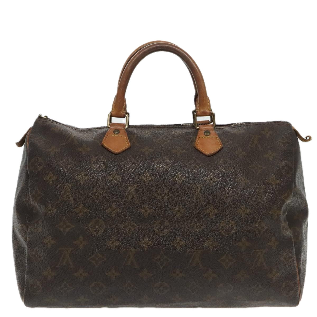 LOUIS VUITTON Monogram Speedy 35 Hand Bag M41524 LV Auth 95435