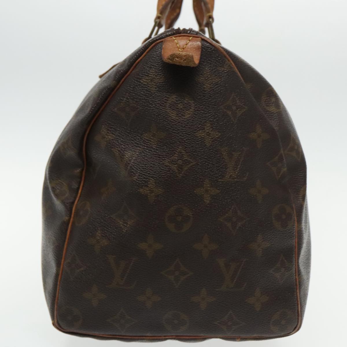 LOUIS VUITTON Monogram Speedy 35 Hand Bag M41524 LV Auth 95435