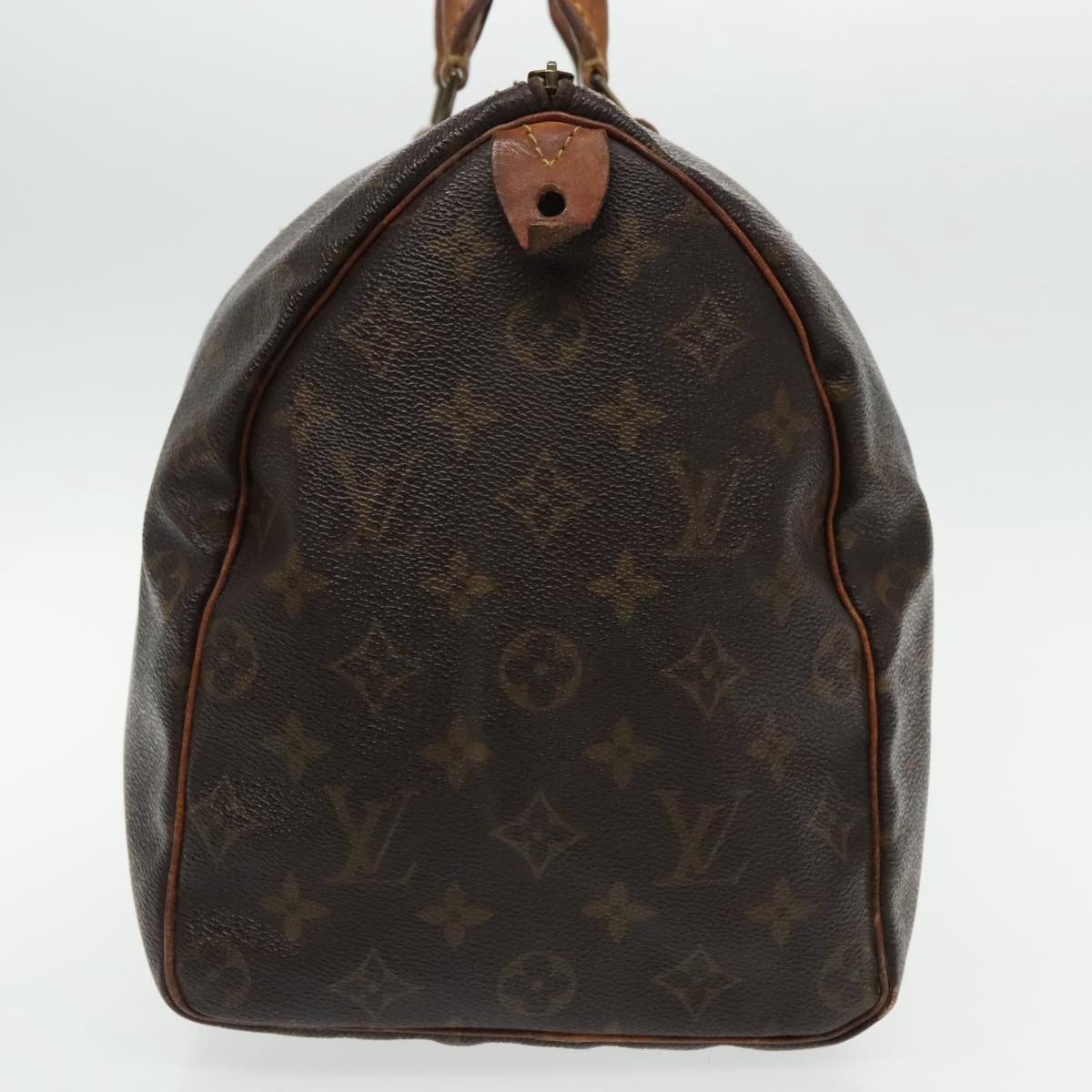 LOUIS VUITTON Monogram Speedy 35 Hand Bag M41524 LV Auth 95435