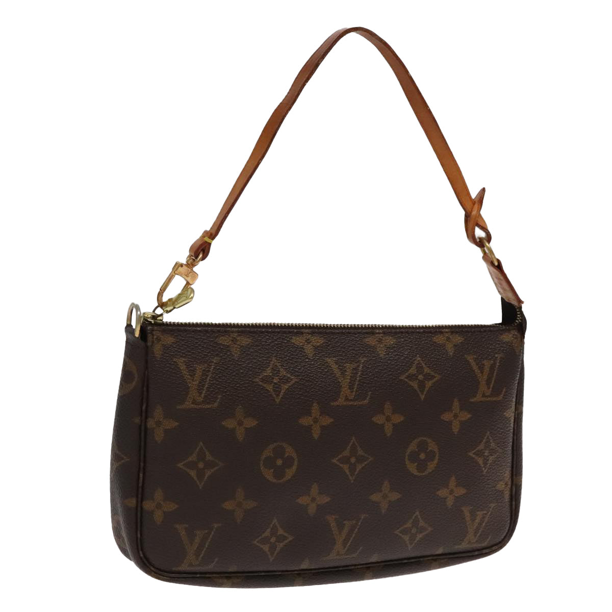 LOUIS VUITTON Monogram Pochette Accessoires Pouch M51980 LV Auth 95456