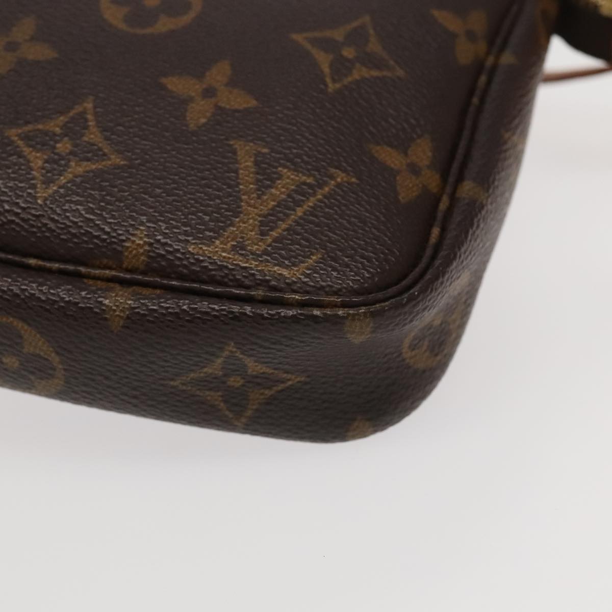 LOUIS VUITTON Monogram Pochette Accessoires Pouch M51980 LV Auth 95456