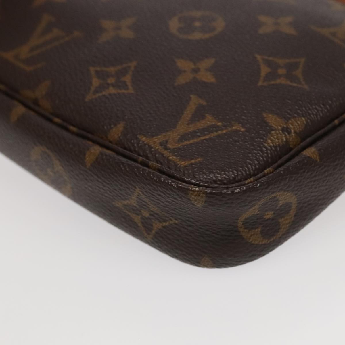 LOUIS VUITTON Monogram Pochette Accessoires Pouch M51980 LV Auth 95456