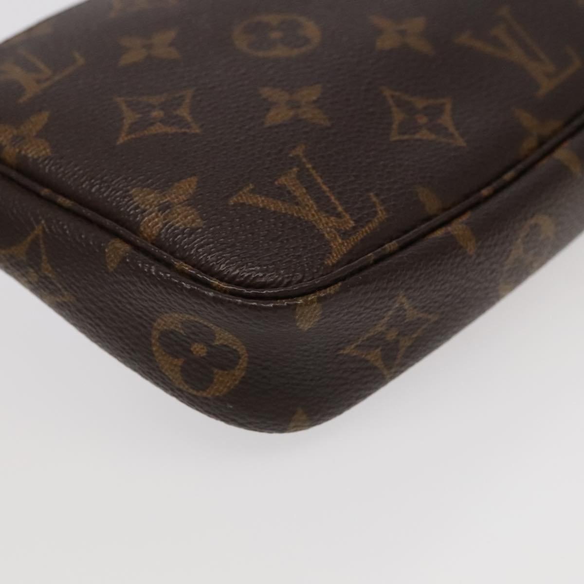 LOUIS VUITTON Monogram Pochette Accessoires Pouch M51980 LV Auth 95456