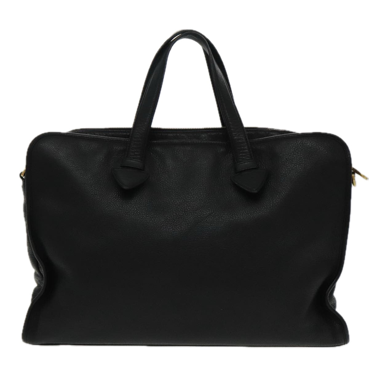 LOEWE Heritage Tote Bag Leather Black Auth 95486