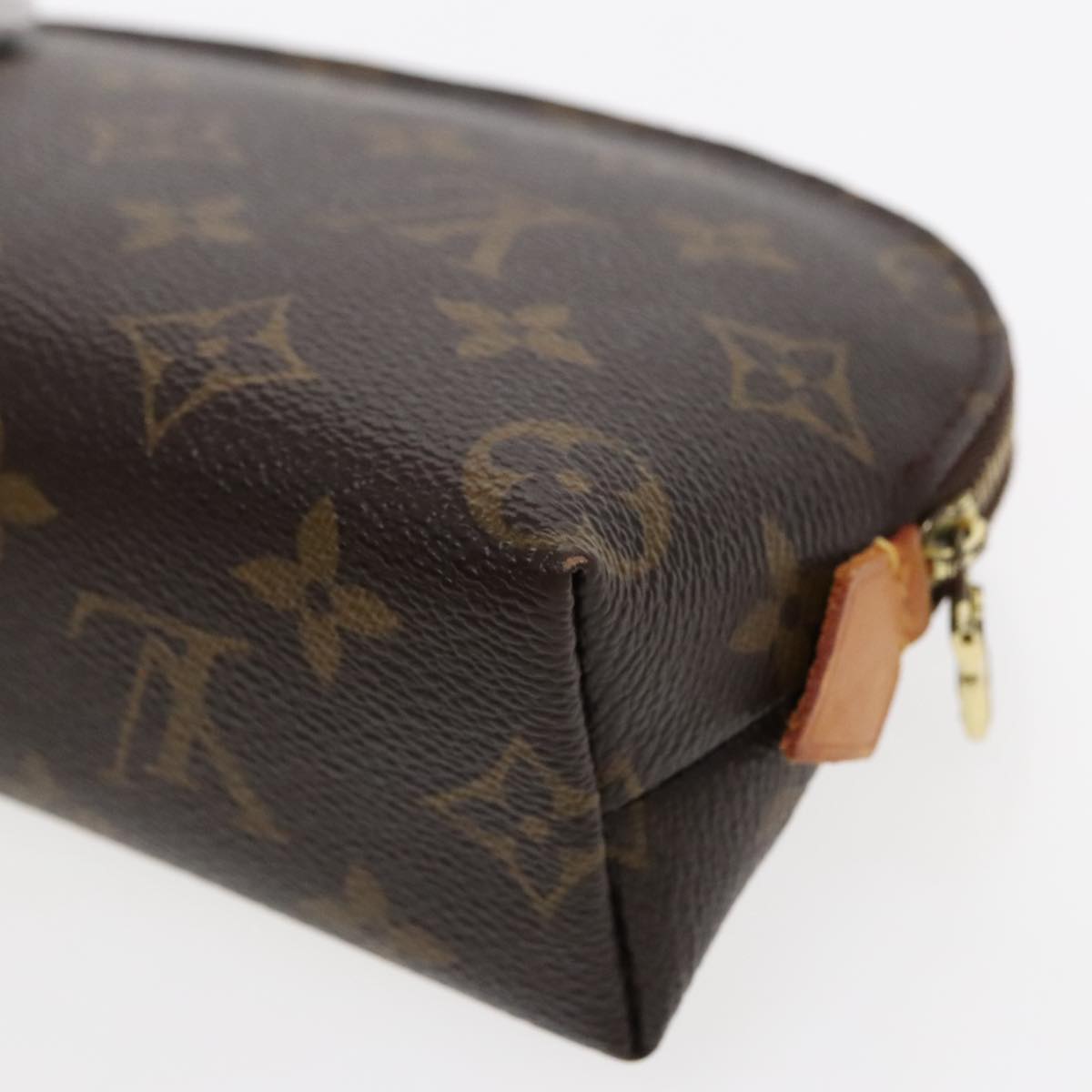 LOUIS VUITTON Monogram Pochette Cosmetic PM Cosmetic Pouch M47515 LV Auth 95522