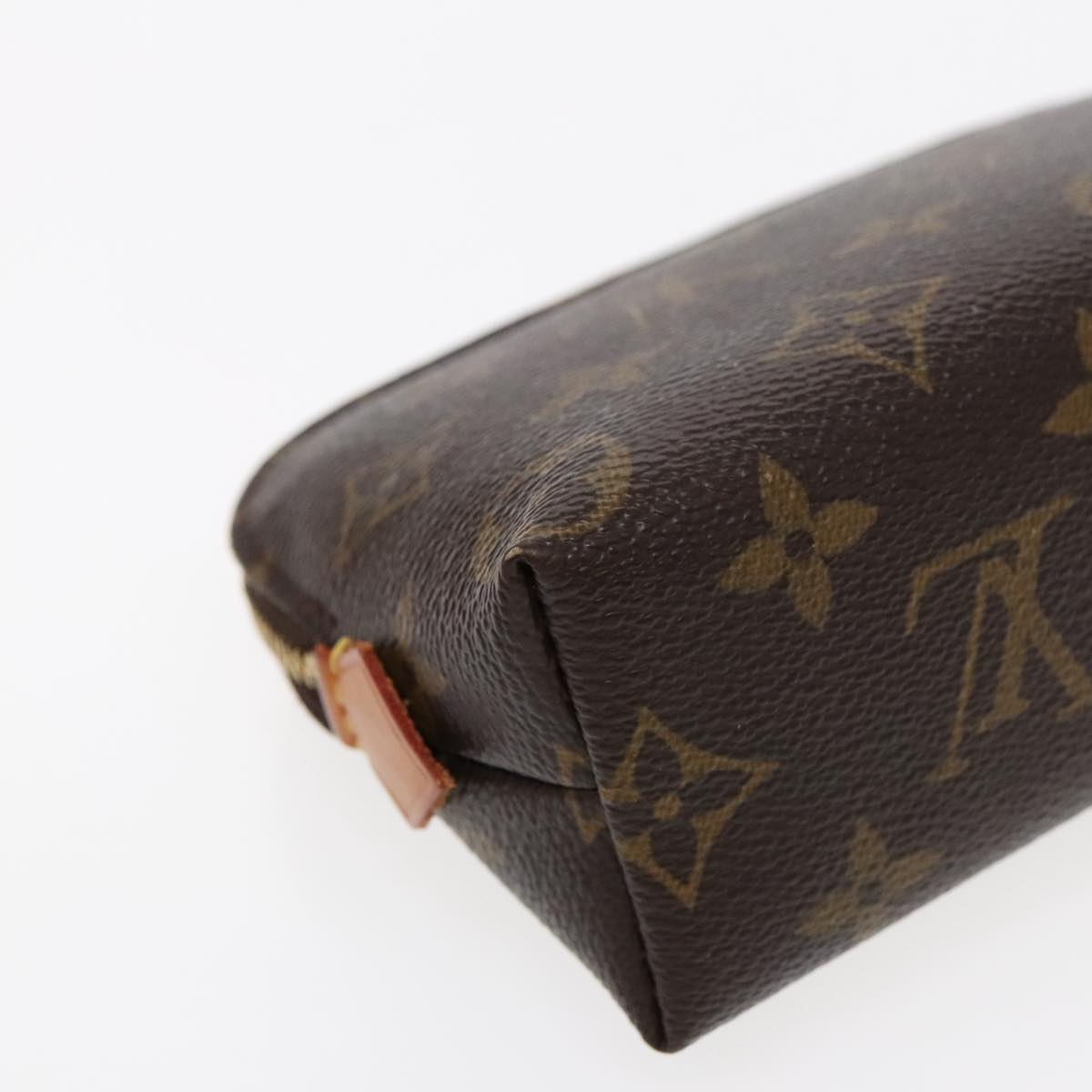 LOUIS VUITTON Monogram Pochette Cosmetic PM Cosmetic Pouch M47515 LV Auth 95522