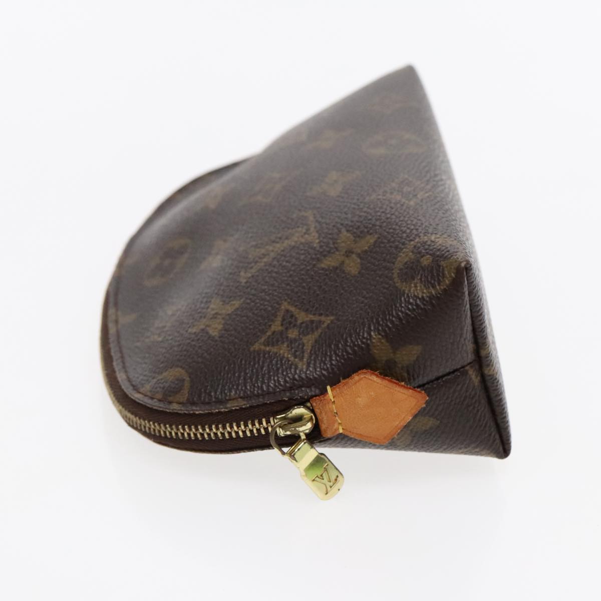 LOUIS VUITTON Monogram Pochette Cosmetic PM Cosmetic Pouch M47515 LV Auth 95522