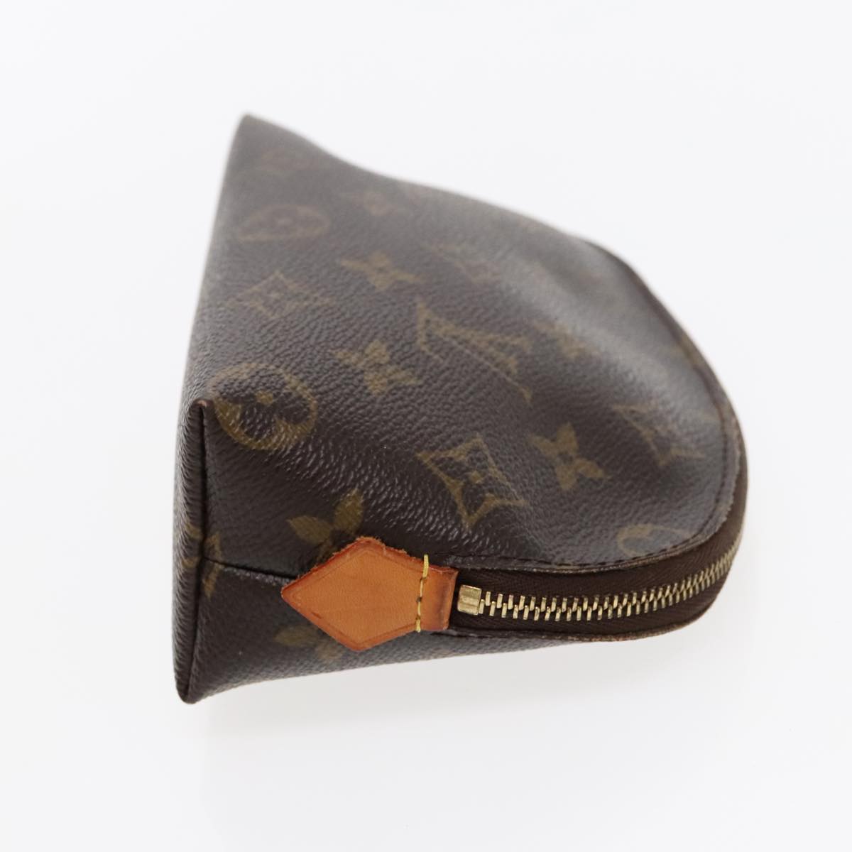 LOUIS VUITTON Monogram Pochette Cosmetic PM Cosmetic Pouch M47515 LV Auth 95522