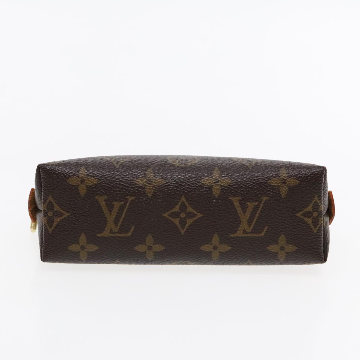 LOUIS VUITTON Monogram Pochette Cosmetic PM Cosmetic Pouch M47515 LV Auth 95522