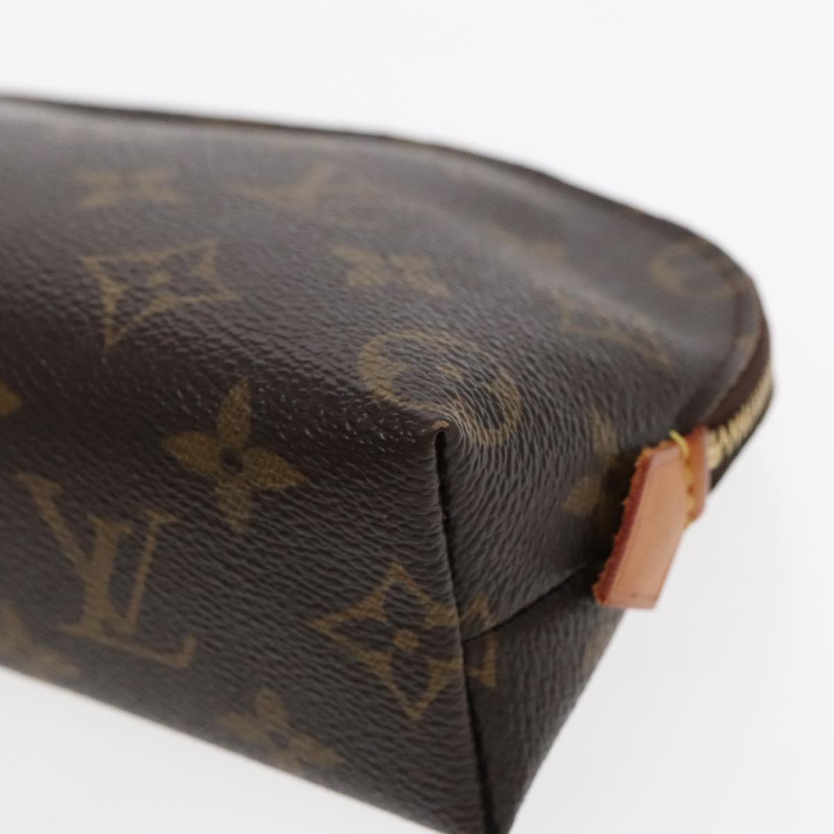 LOUIS VUITTON Monogram Pochette Cosmetic PM Cosmetic Pouch M47515 LV Auth 95522