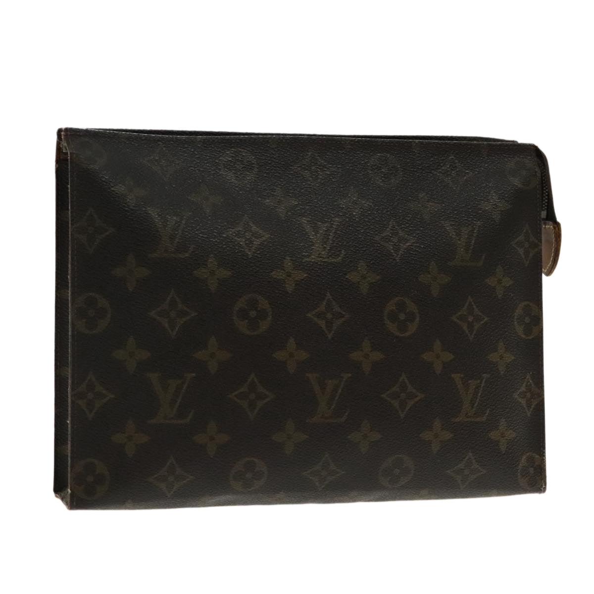 LOUIS VUITTON Monogram Poche Toilette 26 Pouch M47542 LV Auth 95532