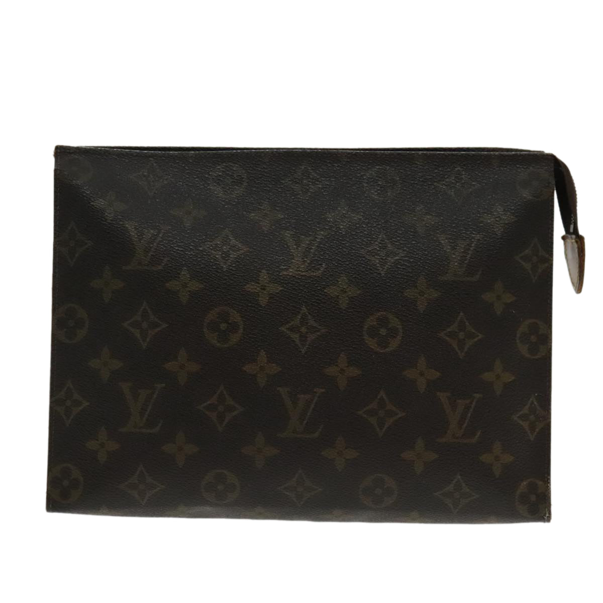 LOUIS VUITTON Monogram Poche Toilette 26 Pouch M47542 LV Auth 95532