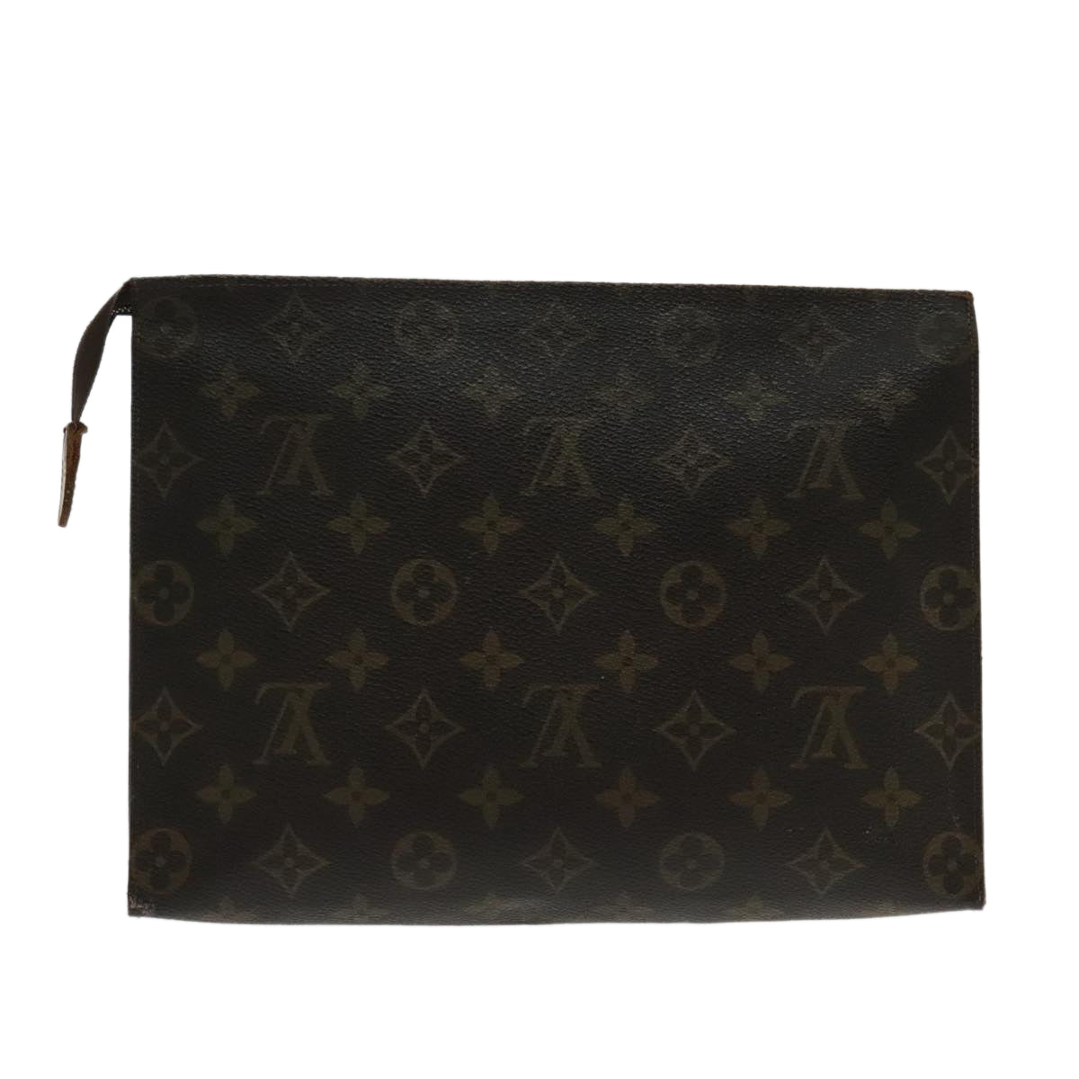 LOUIS VUITTON Monogram Poche Toilette 26 Pouch M47542 LV Auth 95532