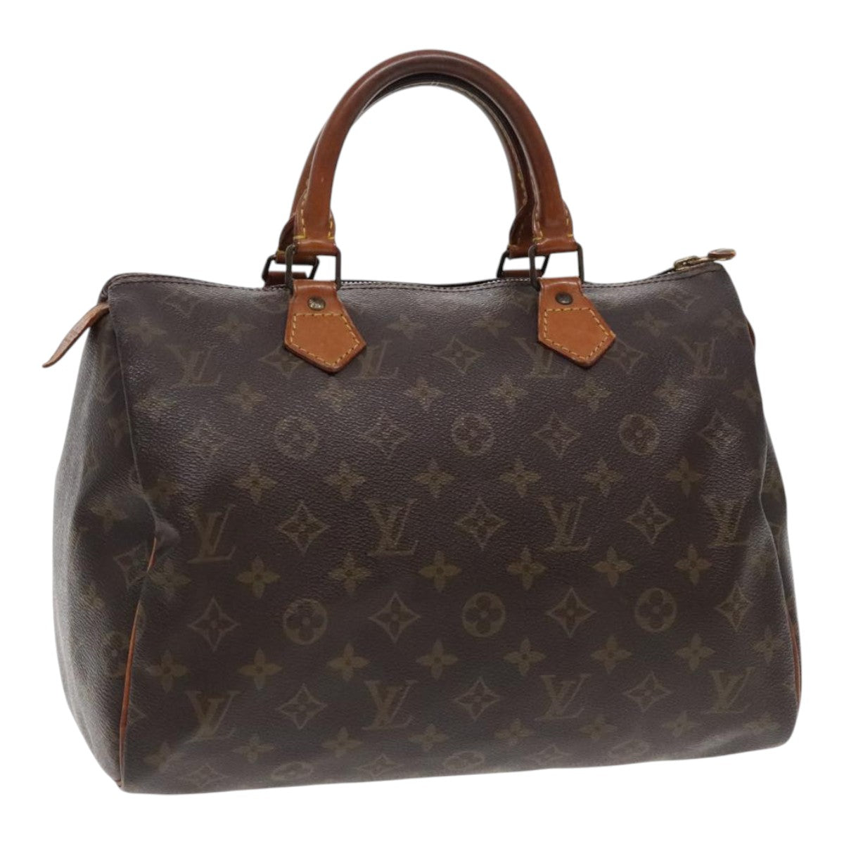 LOUIS VUITTON Monogram Speedy 30 Hand Bag M41526 LV Auth 95553