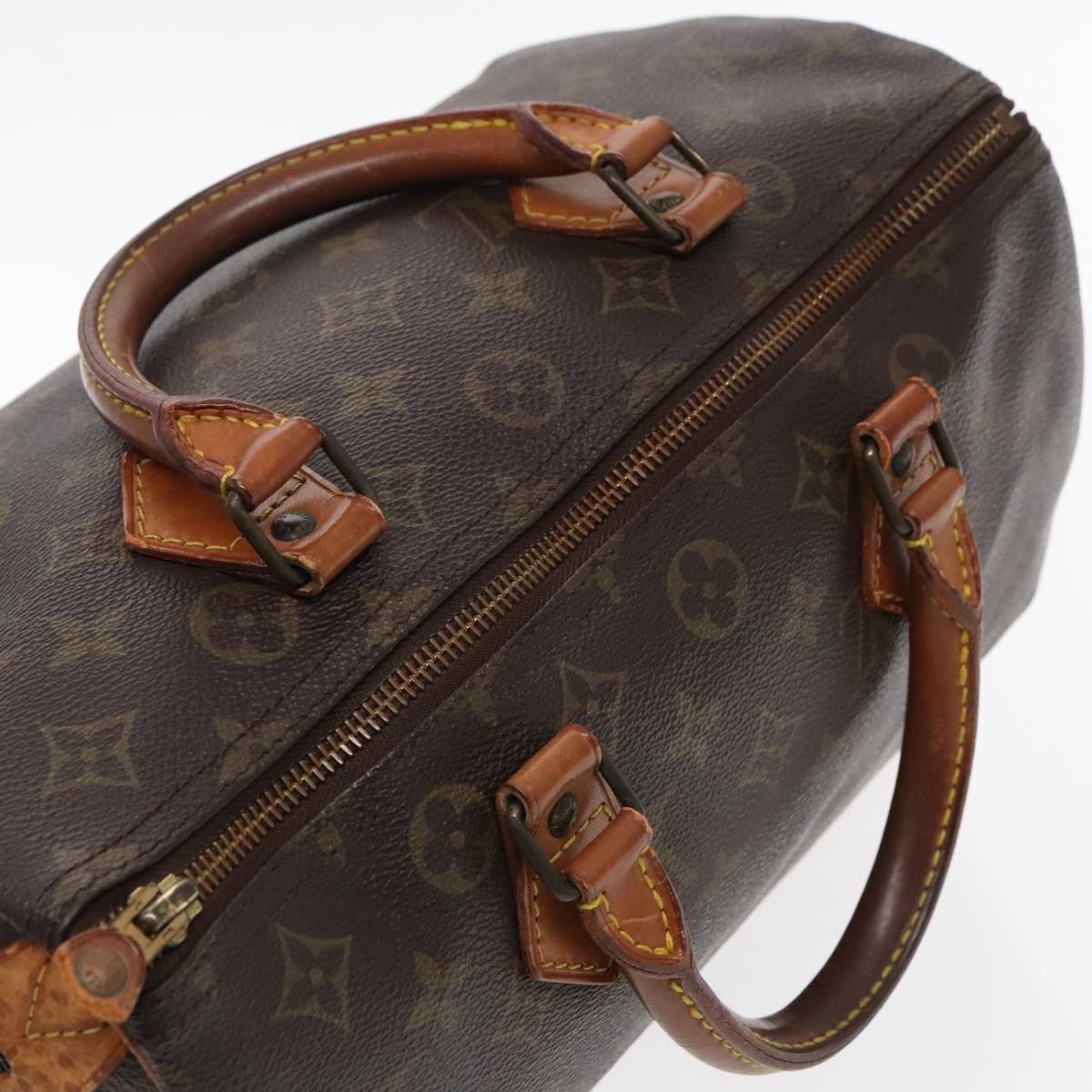 LOUIS VUITTON Monogram Speedy 30 Hand Bag M41526 LV Auth 95553