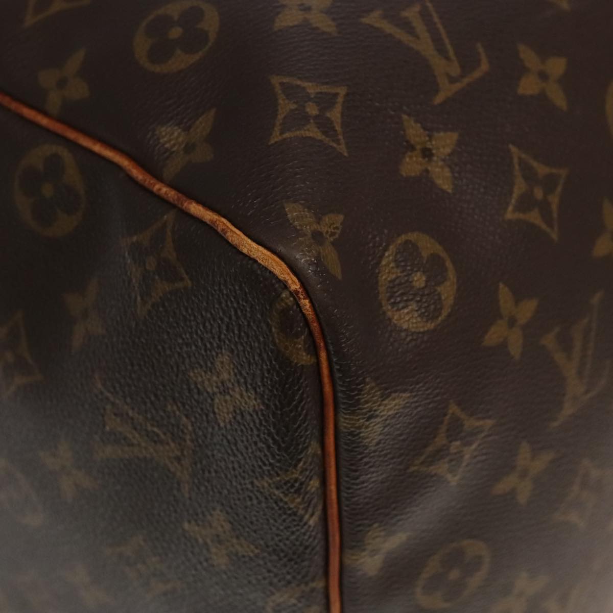 LOUIS VUITTON Monogram Keepall 60 Boston Bag M41422 LV Auth 95583