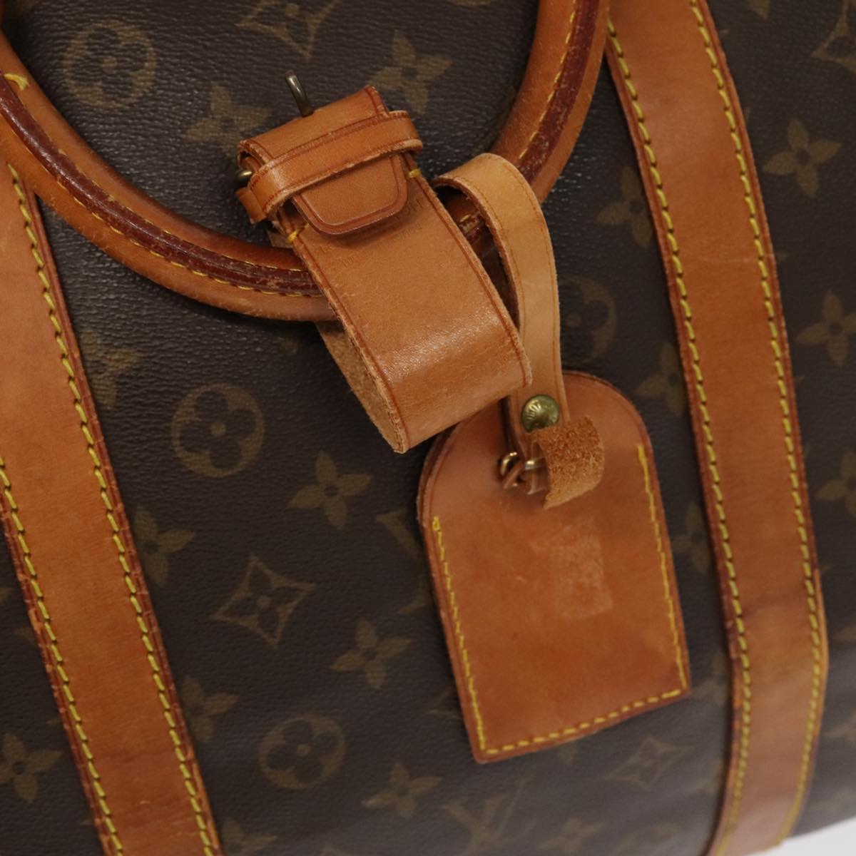 LOUIS VUITTON Monogram Keepall 60 Boston Bag M41422 LV Auth 95583