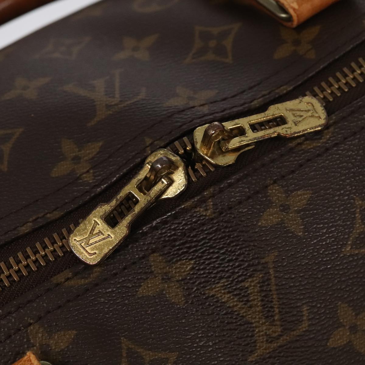 LOUIS VUITTON Monogram Keepall 60 Boston Bag M41422 LV Auth 95583