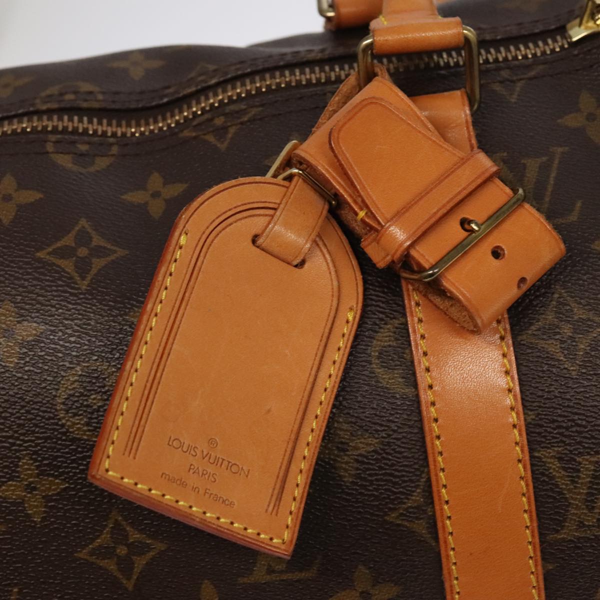 LOUIS VUITTON Monogram Keepall 50 Boston Bag M41426 LV Auth 95599