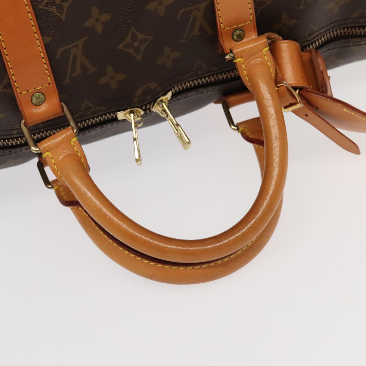 LOUIS VUITTON Monogram Keepall 50 Boston Bag M41426 LV Auth 95599