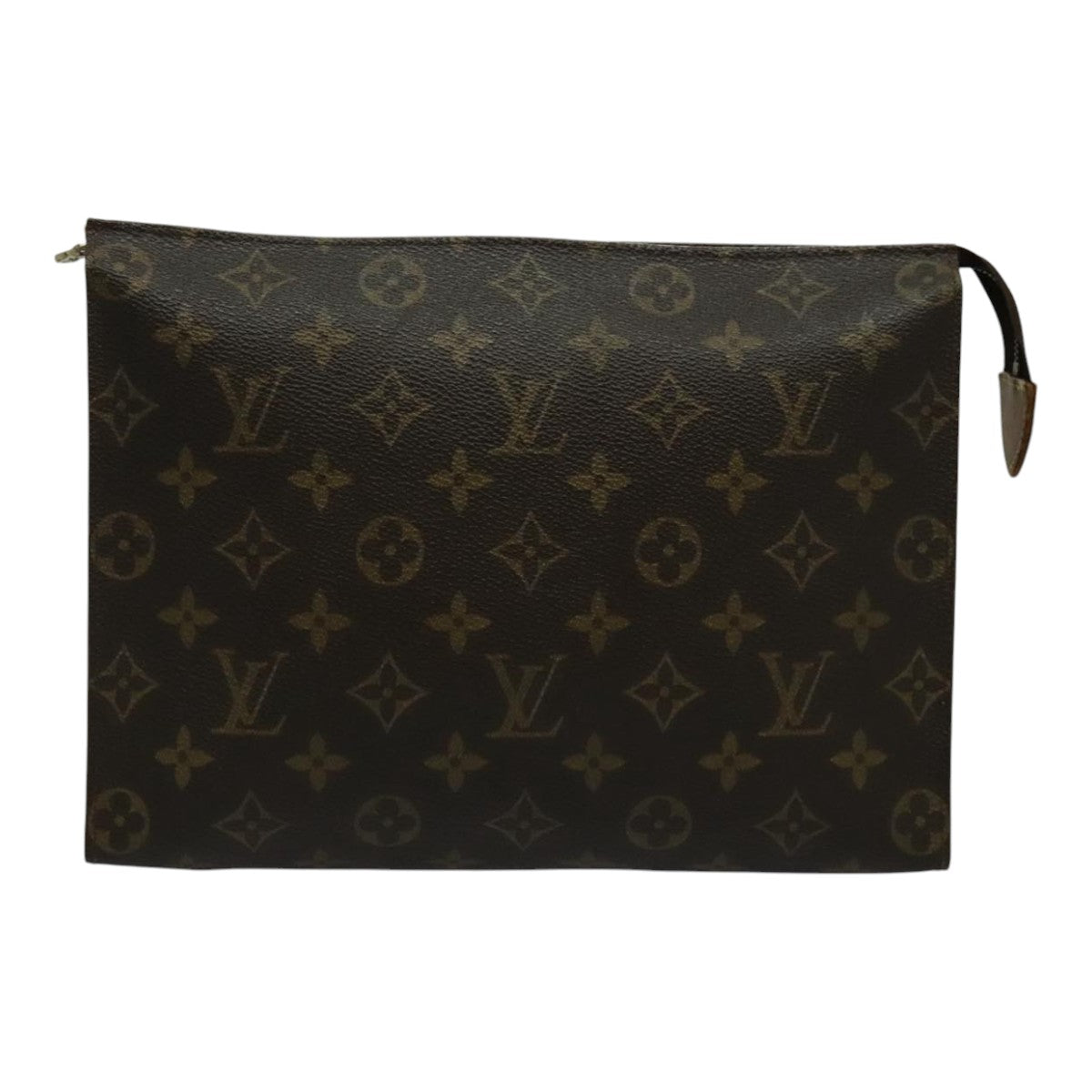 LOUIS VUITTON Monogram Poche Toilette 26 Pouch M47542 LV Auth 95607