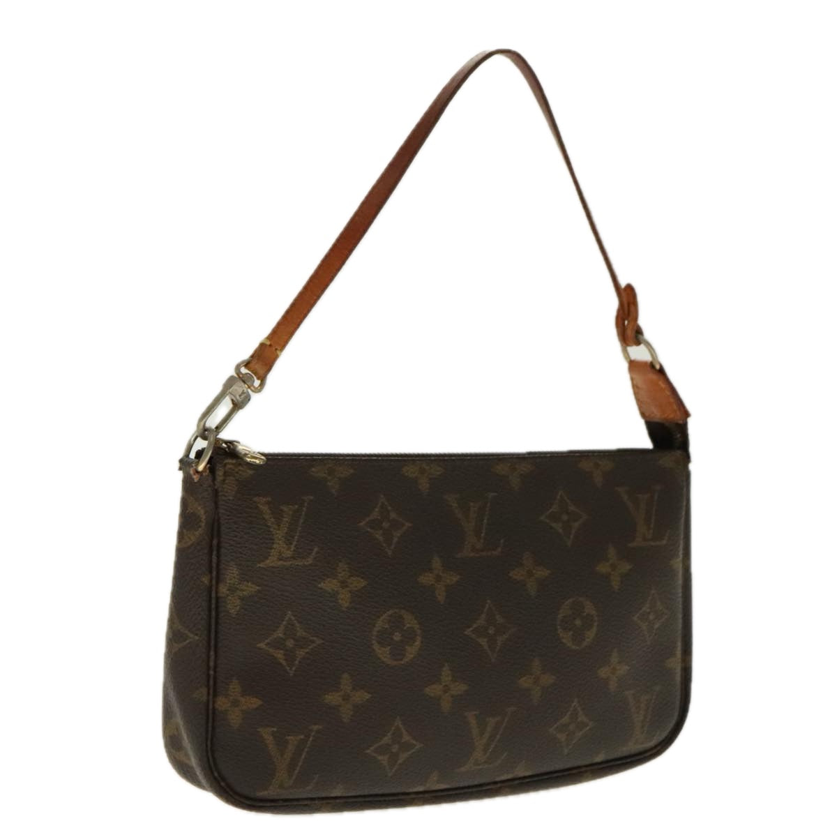 LOUIS VUITTON Monogram Pochette Accessoires Pouch M51980 LV Auth 95613