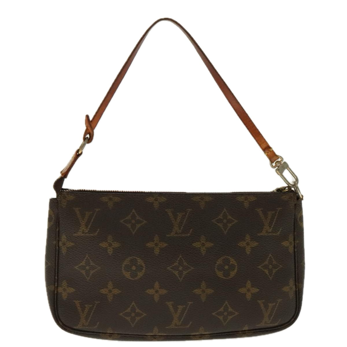 LOUIS VUITTON Monogram Pochette Accessoires Pouch M51980 LV Auth 95613