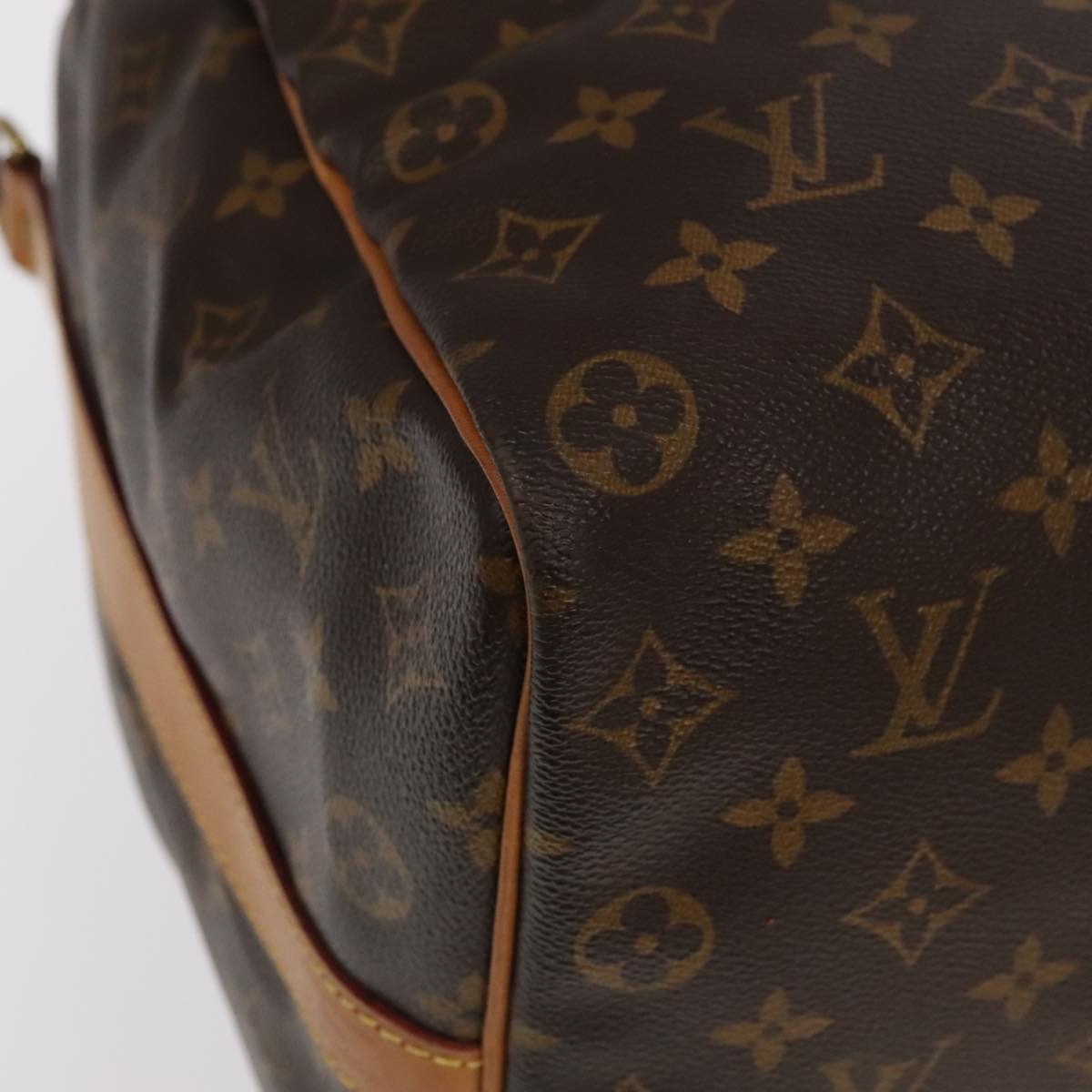 LOUIS VUITTON Monogram Keepall Bandouliere 50 Boston Bag M41416 LV Auth 95634