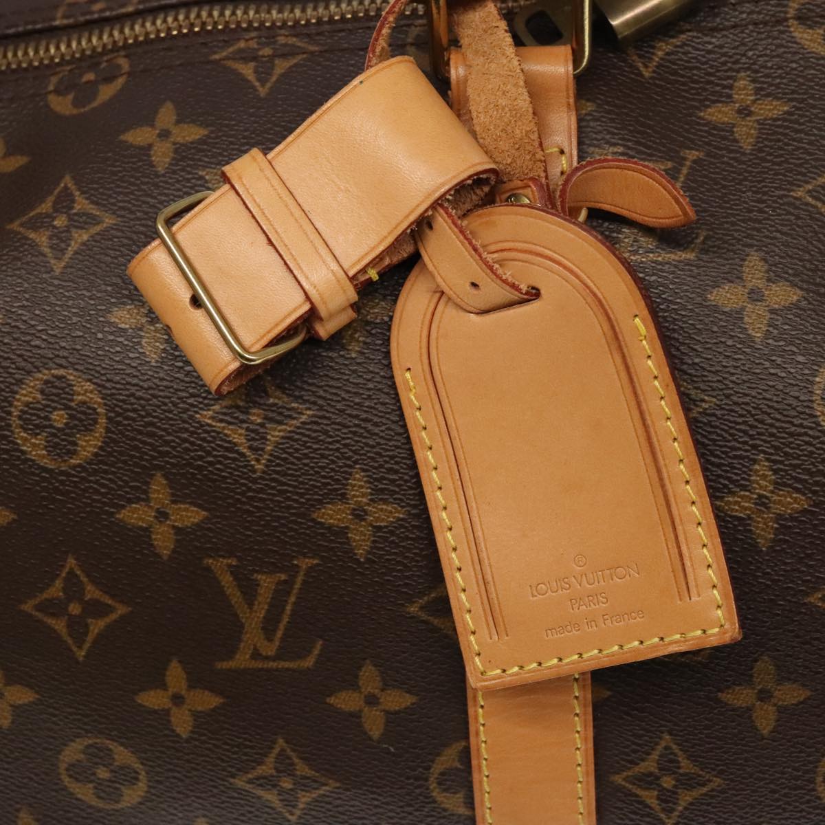 LOUIS VUITTON Monogram Keepall Bandouliere 50 Boston Bag M41416 LV Auth 95634