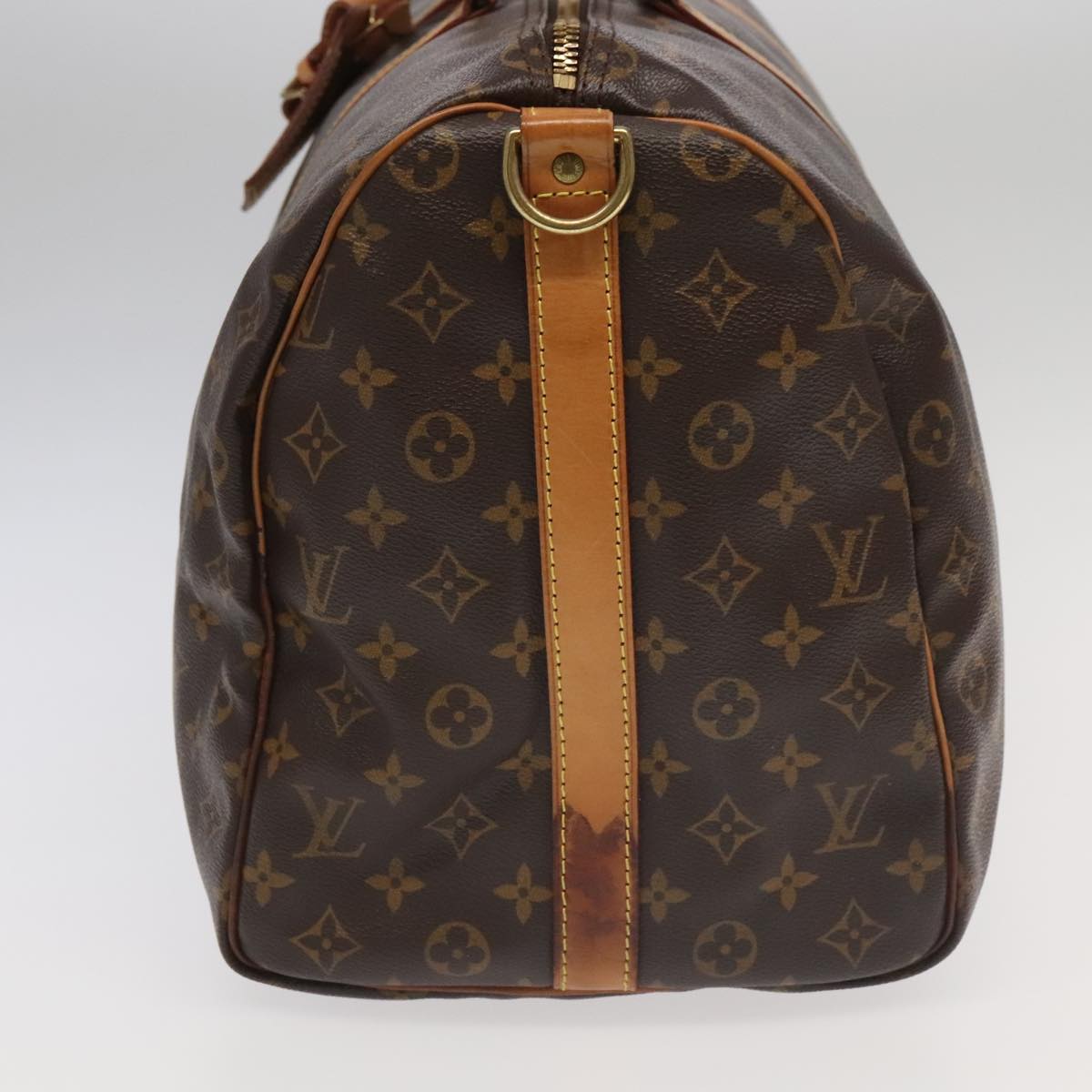 LOUIS VUITTON Monogram Keepall Bandouliere 50 Boston Bag M41416 LV Auth 95634