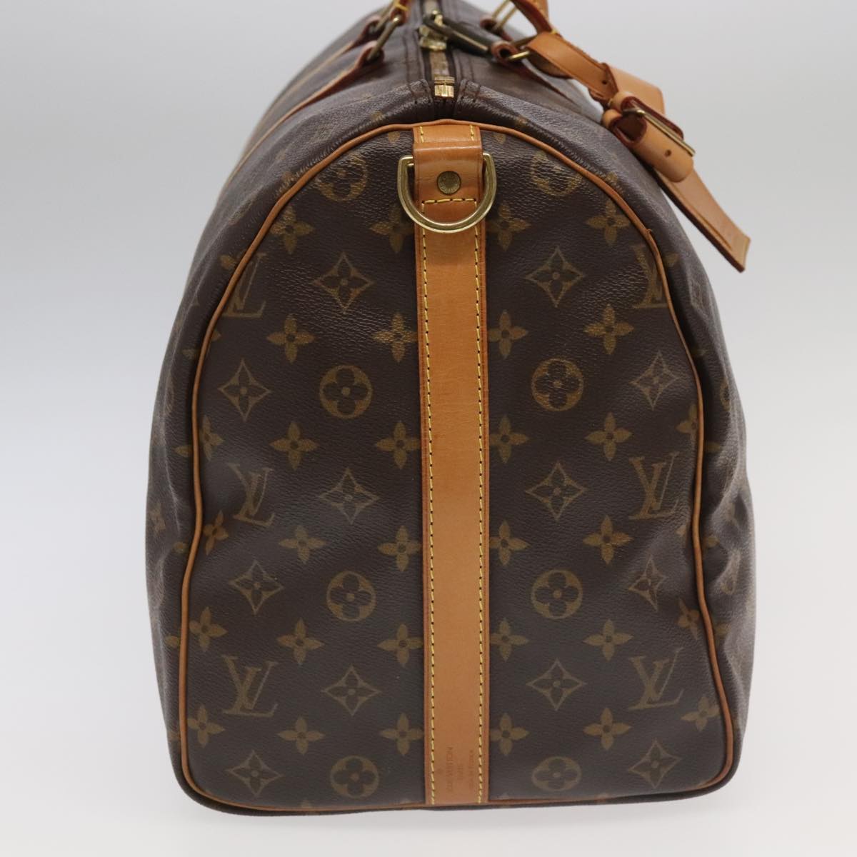 LOUIS VUITTON Monogram Keepall Bandouliere 50 Boston Bag M41416 LV Auth 95634