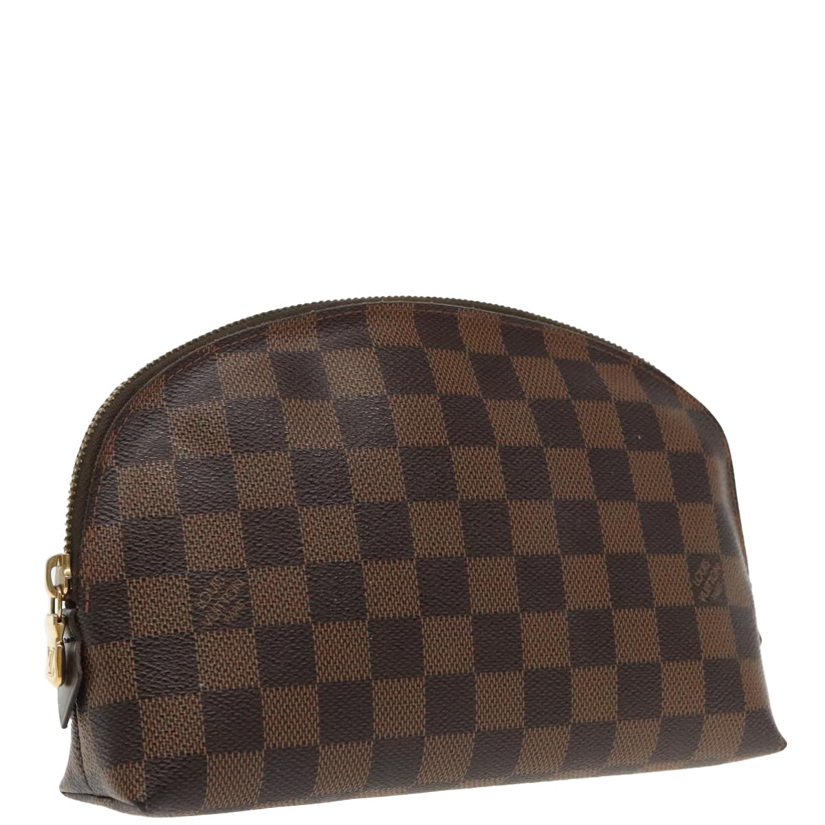 LOUIS VUITTON Damier Ebene Pochette Cosmetic GM Pouch N23345 LV Auth 95683