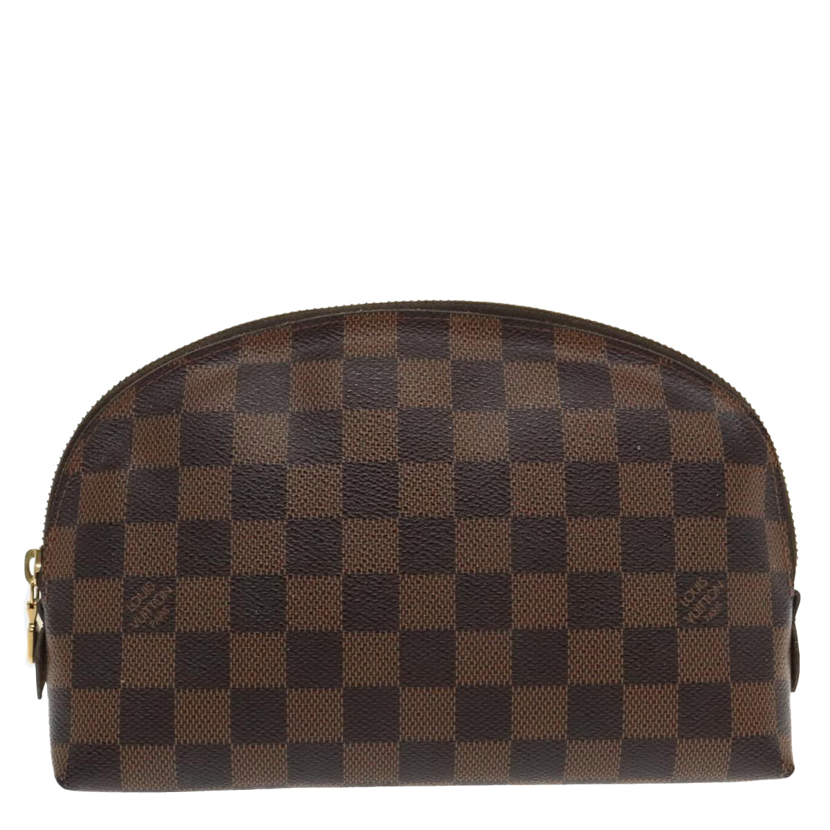 LOUIS VUITTON Damier Ebene Pochette Cosmetic GM Pouch N23345 LV Auth 95683