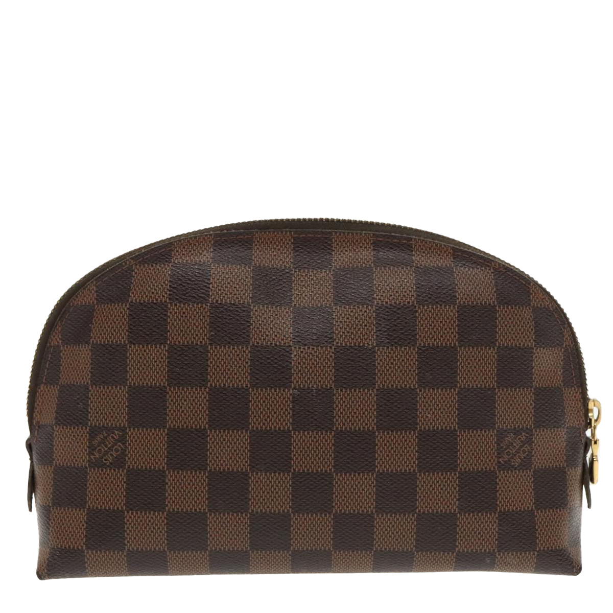 LOUIS VUITTON Damier Ebene Pochette Cosmetic GM Pouch N23345 LV Auth 95683