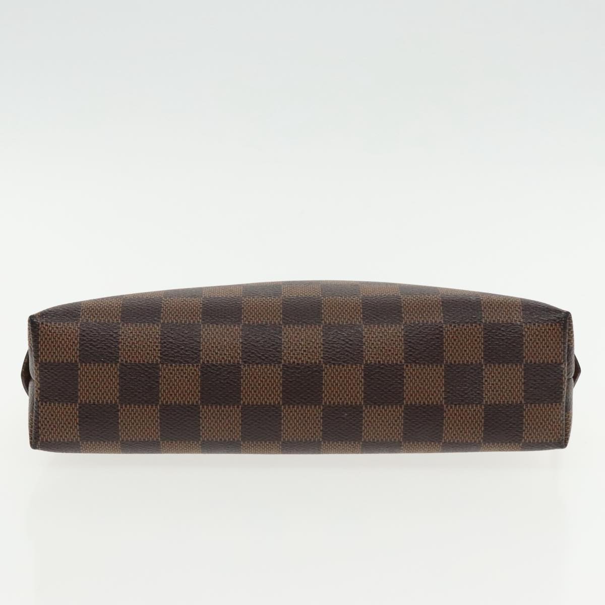 LOUIS VUITTON Damier Ebene Pochette Cosmetic GM Pouch N23345 LV Auth 95683