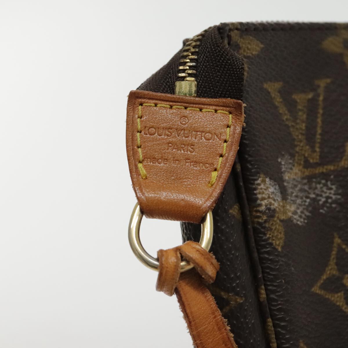 LOUIS VUITTON Monogram Pochette Accessoires Pouch M51980 LV Auth 95703