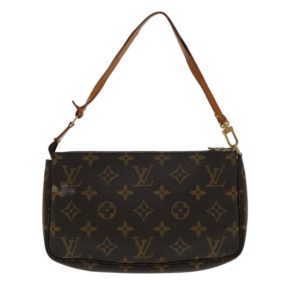 LOUIS VUITTON Monogram Pochette Accessoires Pouch M51980 LV Auth 95703