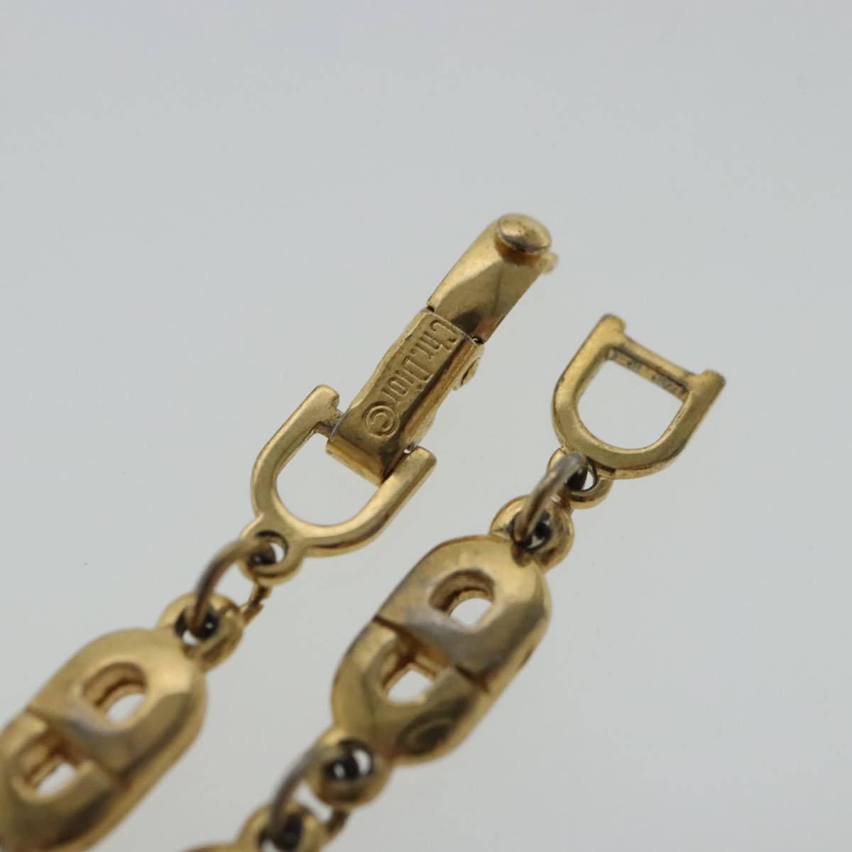 Christian Dior Bracelet metal Gold Auth 95714