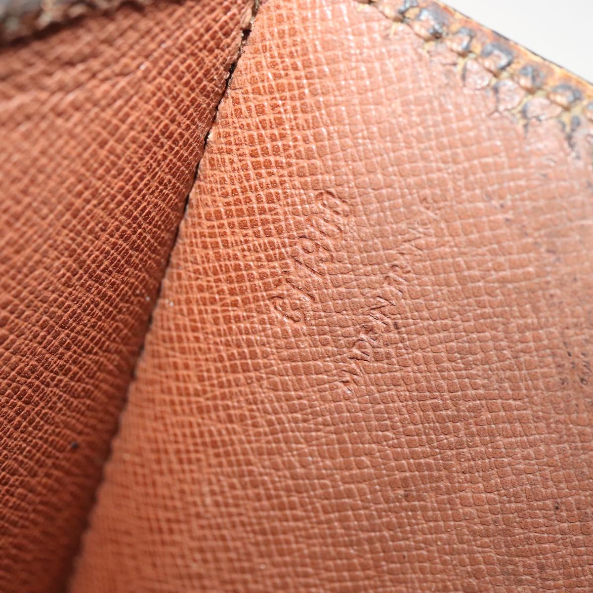 LOUIS VUITTON Monogram Porte Documents Bandouliere Bag M53338 LV Auth 95725